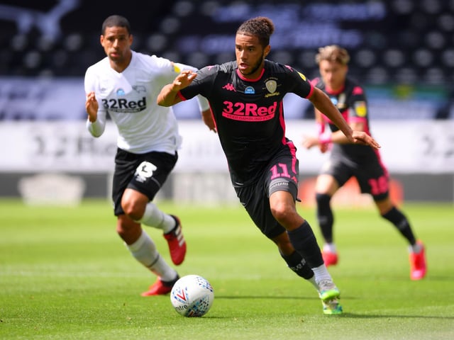 8 - Claimed a lovely assist, put in a good shift to move the Derby defenders around, linked up well. Photo by Laurence Griffiths/Getty Images