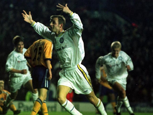 A game which has gone down in Leeds United folklore as the Whites battled back fromk 3-0 down to beat the Rams with Lee Bowyer scoring a last-gasp winner.
