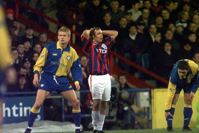 Spotted this familiar face? Tomas Brolin playing for the Eagles as Leeds won at Selhurst Park.