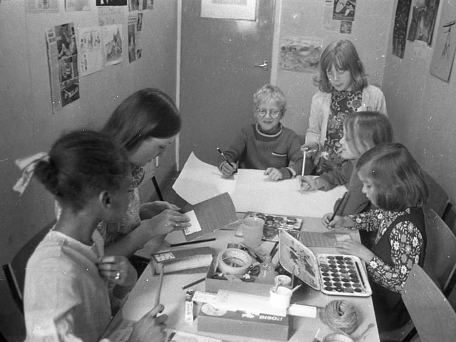David Gaukroger organised a highly successful Vacation Bible School "Holiday Special" at Carey Baptist Church in Preston. Pictured above are some of the youngsters taking part in a crafting session