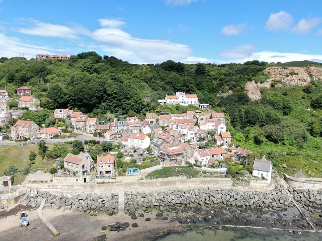 The idyllic setting of Runswick Bay