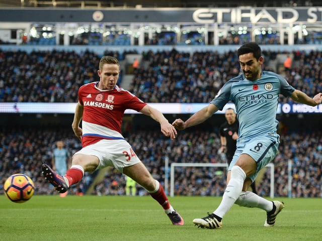 Forshaw is United's second most experienced player in terms of Premier League football with 35 outings, 34 for Middlesbrough and one with Everton - back in April 2011. Photo by OLI SCARFF/AFP via Getty Images.