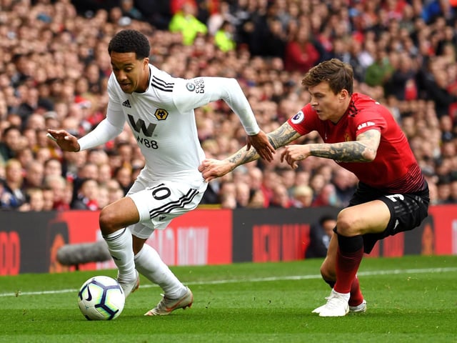 Costa has had 25 Premier League outings - all with Wolves in the 2018-19 campaign for whom he netted once in the top flight . Photo by Ross Kinnaird/Getty Images