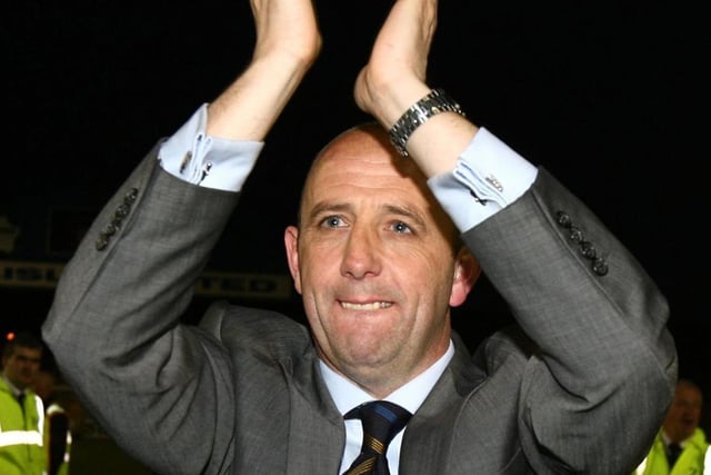 Former Leeds captain McAllister guided the club to the 2008 League One play-off final despite their points deduction. Leeds lost 1-0 to Doncaster and halfway through the following campaign the Scot was sacked after a run of five straight defeats, which included a humiliating FA Cup defeat to non-league Histon.