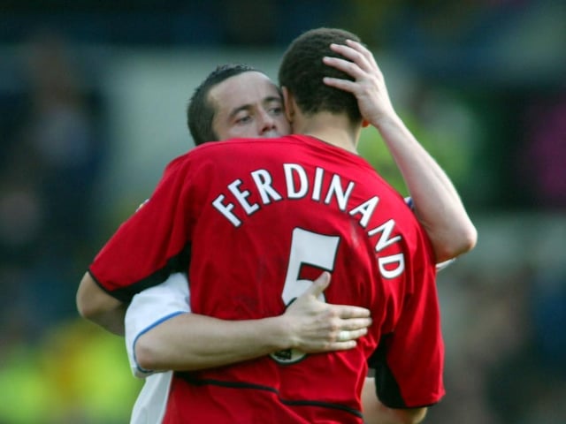 Leeds fans 'welcomed' back Rio Ferdinand with a defiant performance proving not enough as a Roy Keane header nine minutes from time earned the Red Devils the win.