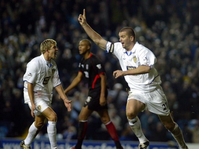 A late headed goal from captain Dominic Matteo earned Leeds three priceless points. "We dug in and played with passion," said Eddie Gray.