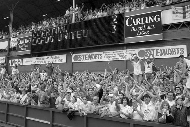 Were you among Leeds United's travelling army at Goodison Park that day?