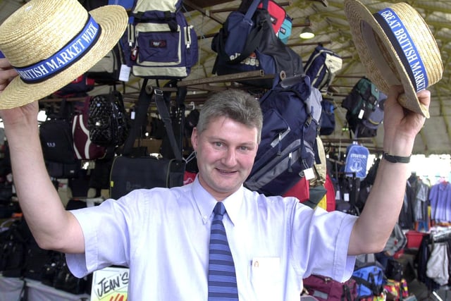 David Bullock the Preston Market Manager in 2001