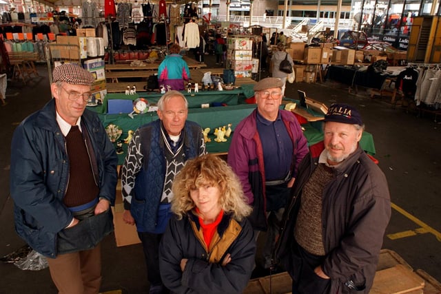 Stall holders from Preston market 1997