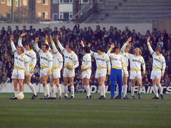 Do you remember the Leeds United wave? PIC: Varley Picture Agency