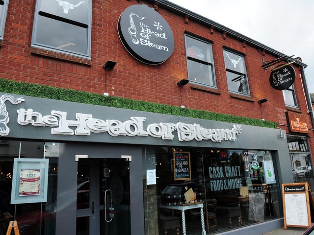 6-7 , Park Row, ls1 5hn and12 Mill Hill, Leeds LS1 5DQ and11-13 North Ln, Headingley, Leeds LS6 3HG. https://www.theheadofsteam.co.uk/