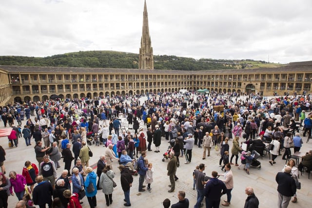 Last August the Piece Hall hit the huge milestone of five million visitors to the Grade I listed building. Visitors have been drawn to the historic attraction from all over the UK and overseas.