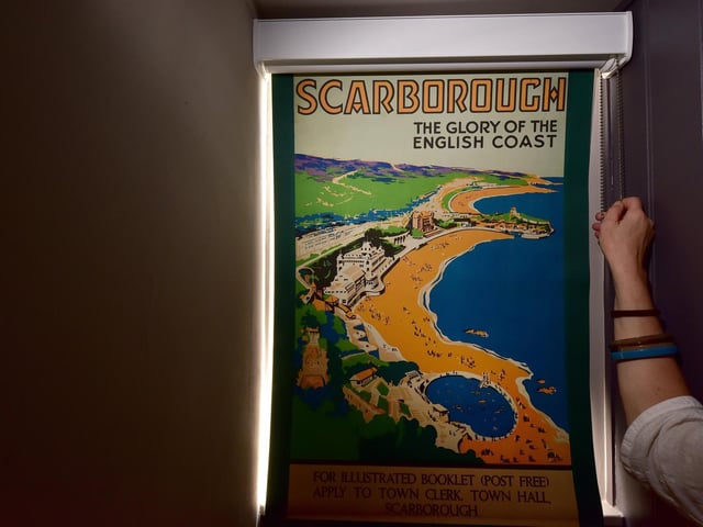 The work has included bespoke case goods, re-upholstering furniture, sourcing local photographs for bedroom doors, creating graphic blinds using original railway poster designs and producing wall mounts featuring bicycle seats and handlebars instead of the traditional taxidermy heads