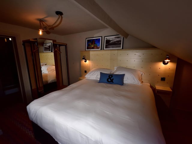 One of the bedrooms