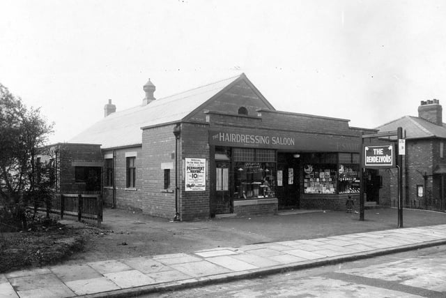 The Rendezvous Hairdressing Salon on Vesper Road, Hawksworth Estate in May 1933.