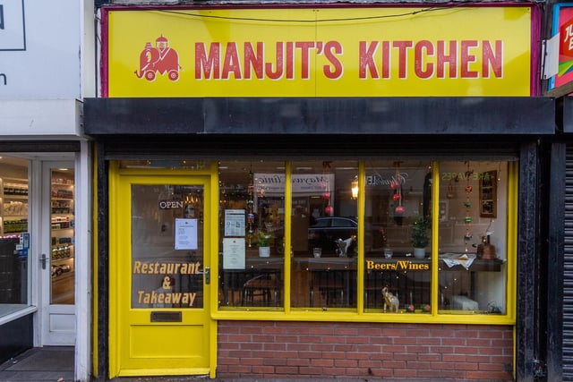 Manjit's Kitchen Cafe E, Leeds Kirkgate Market, West Yorkshire, LS2 7HY and 333 Kirkstall Road, West Yorkshire, LS4 2HD. www.manjitskitchen.com