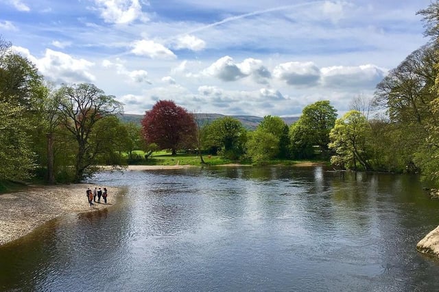 The riverside pebble beaches near Ilkley with views of the Dales draw huge crowds. The nearby spa town is well worth a visit too