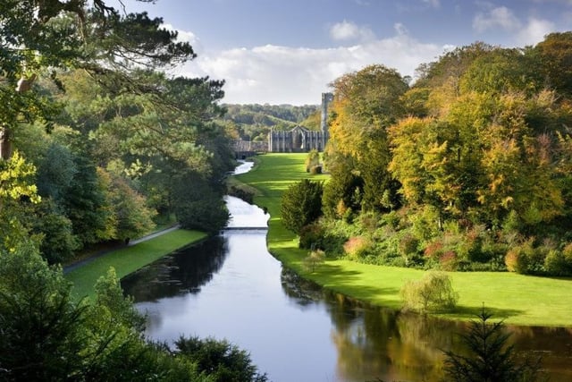 Fountains Abbey and Studley Royal Water Gardens are the place for romantic ruins, riverside walks and deer-spotting