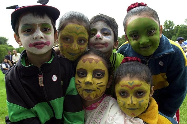 Face painting proved popular amongst the young at the Preston Millennium Mela Festival held at Avenham Park, Preston