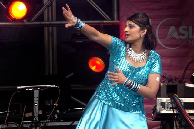 Bollywood Dreams dancer performing at the Preston Mela 2010