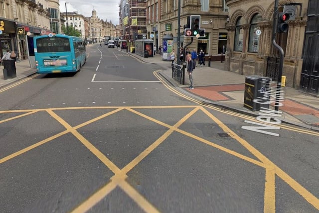 A total of 181 60 bus lane fines were issued on Boar Lane
