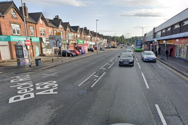 A total of 23 60 bus lane fines were issued on Roundhay Road