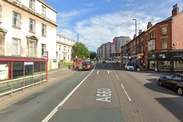 A total of 22 60 bus lane fines were issued on Woodhouse Lane in June 2020