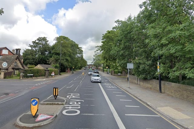 A total of 12 60 bus lane fines were issued on Otley Road in Headingley