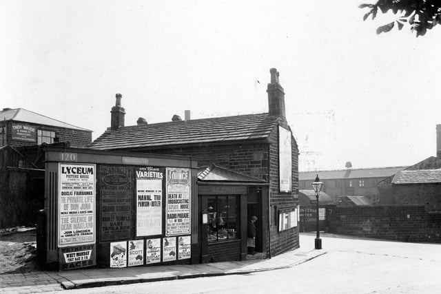 Kirkstall Lane junction with Kirkstall Hill in May 1935.