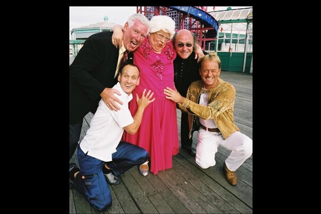 The Big Laughter Show on North Pier, Blackpool. ROY WALKER , STEVE ROYLE , MO MORELAND , MICK MILLER AND DUNCAN NORVELLE