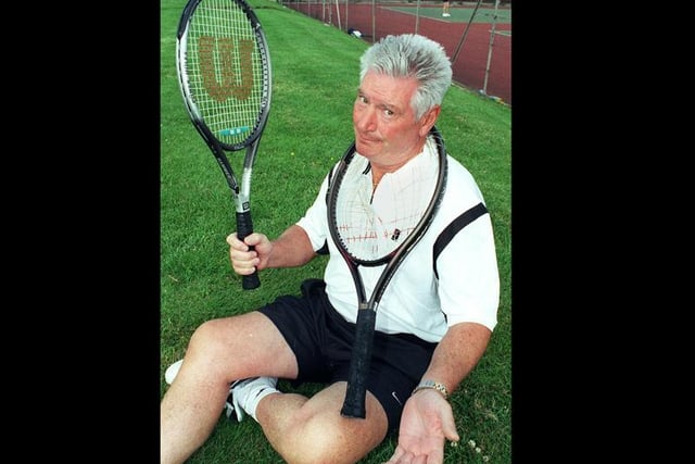 "I won the game, but he was a bad loser !" Roy Walker at St. Annes Tennis Club