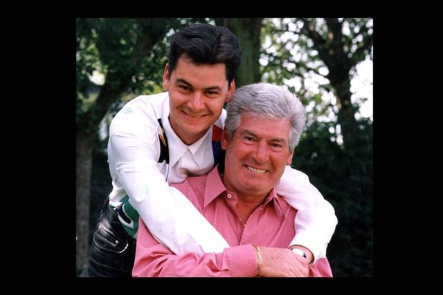 Roy Walker and son Phil