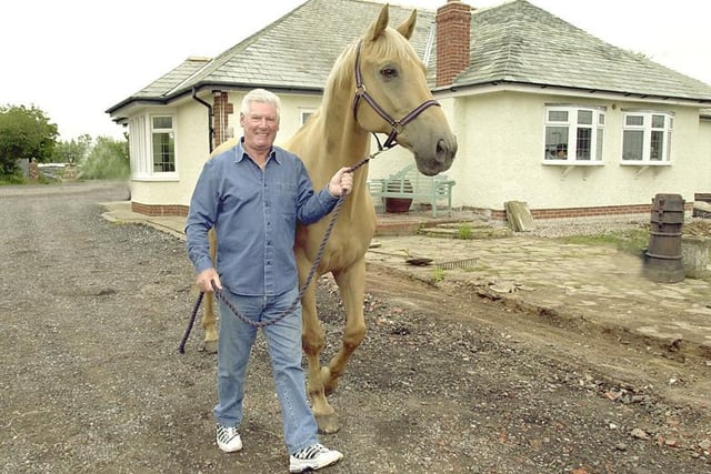 Roy Walker and his horse Chevan.