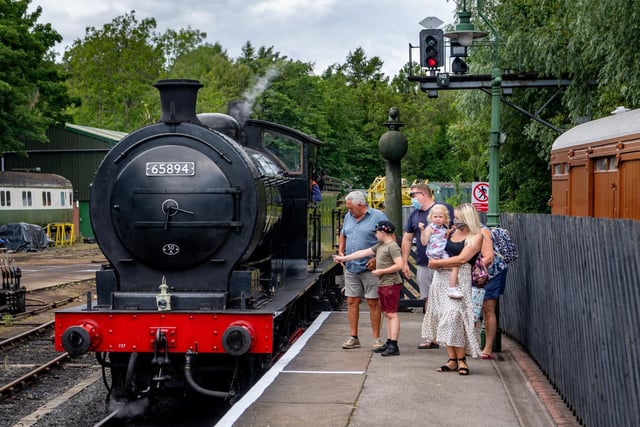 All services on the August timetable are steam-hauled and tickets must be booked in advance