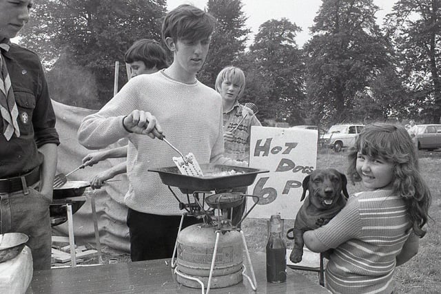 One way and another, there were quite a lot of hot dogs in Worden Park, Leyland - including at least 220 well-groomed aristocrats hot the trail of success; several hot favourites among them; and even a hot-dog stand to keep canine and human appetites satisfied. For this was the Exemption Dog Show, organised by the Third Leyland and St Mary's Scout group and raised more than 70 for the group