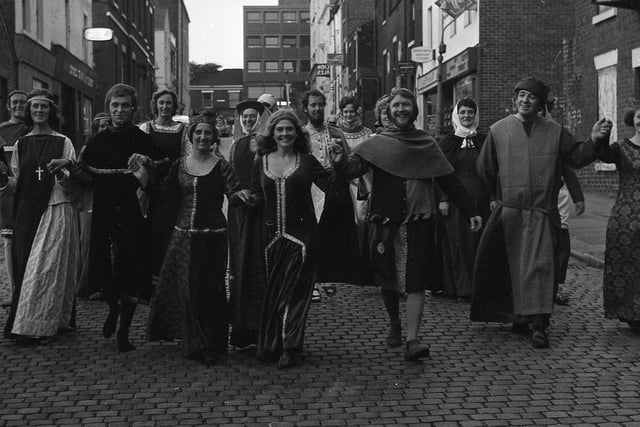 Medieval characters will be brought to life by members of Preston Drama Club during the Guild celebrations. And their hand-made costumes will be a highlight as they take to the streets. All the costumes are authentic in every detail