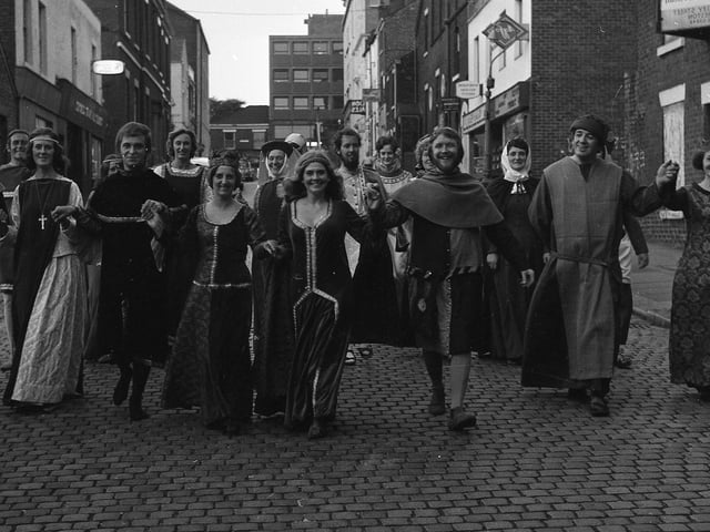 Medieval characters will be brought to life by members of Preston Drama Club during the Guild celebrations. And their hand-made costumes will be a highlight as they take to the streets. All the costumes are authentic in every detail