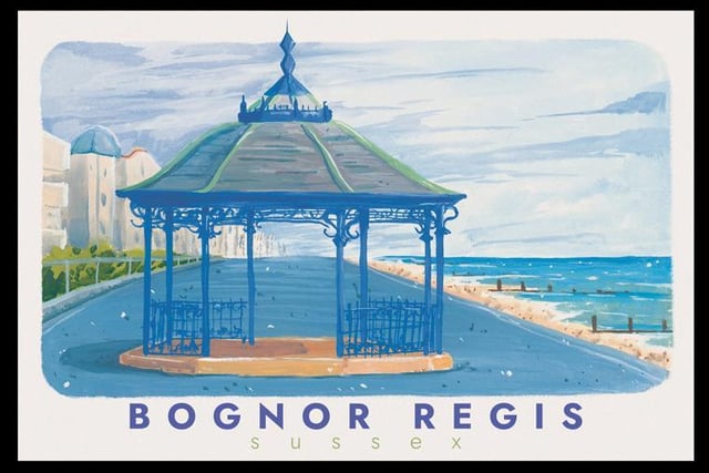 Bognor Regis in West Sussex is on the south coast of England, 55.5 miles south-west of London, and claims to be the sunniest town in Britain