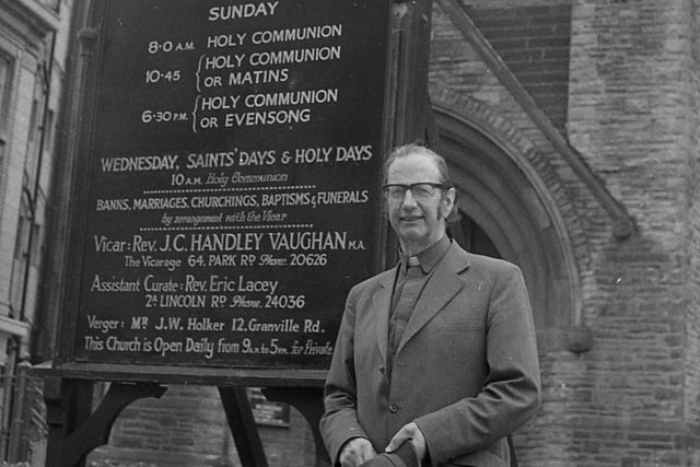 Work to bring about closer unity between the various denominations will probably be a quality for which the Rev JC Handley Vaughan, vicar of St John's Church, Blackpool, is best remembered for after he retires