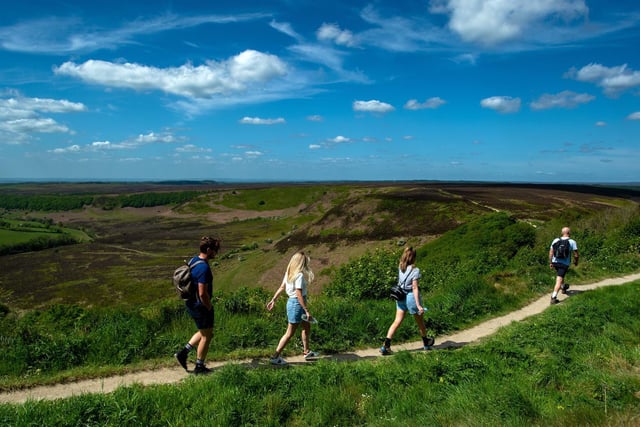 This is a circular walk to and from the Hole of Horcum, with a short stretch of uphill walking. The route is clearly marked and offers the chance to see steam trains in operation on the North York Moors Railway.
Length - 8.5 miles / 13.8 km
Time - 5 hours 0 minutes