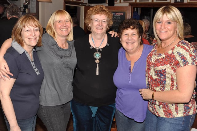 Sue, Pam, Yvonne, Elaine and Gill