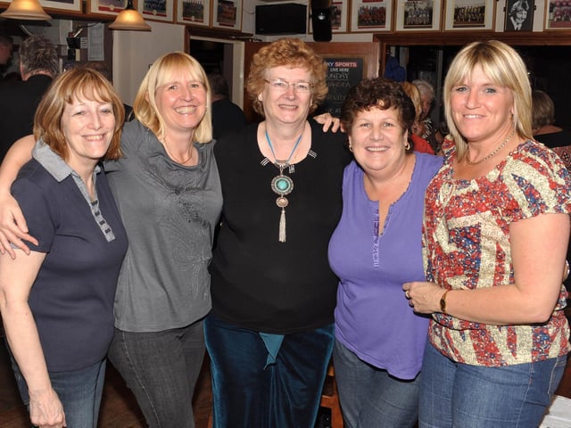 Sue, Pam, Yvonne, Elaine and Gill