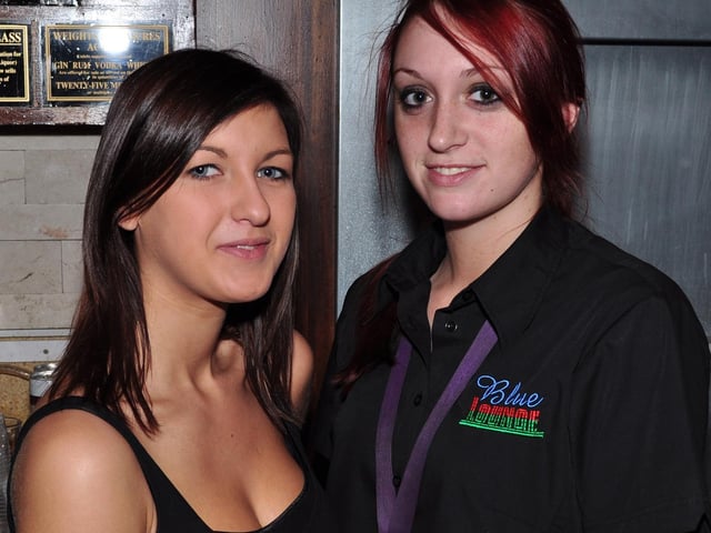 Briony and Fleur in BLue Lounge