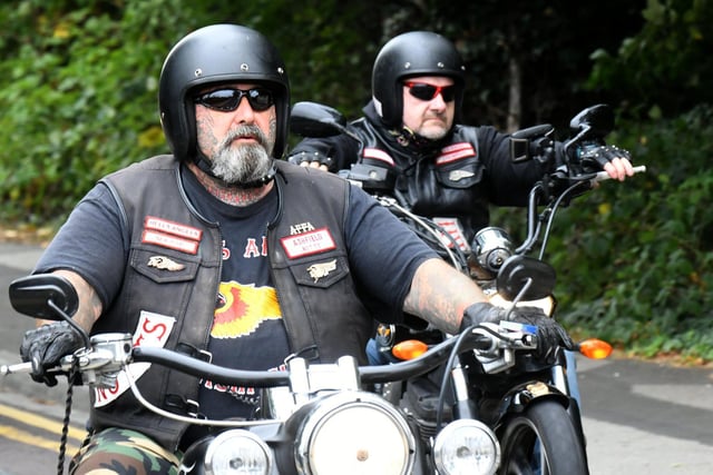 Following the news of John's death, many bikers contacted the family to offer their support and it was arranged for a procession of Harley Davidsons and other bikes to join.