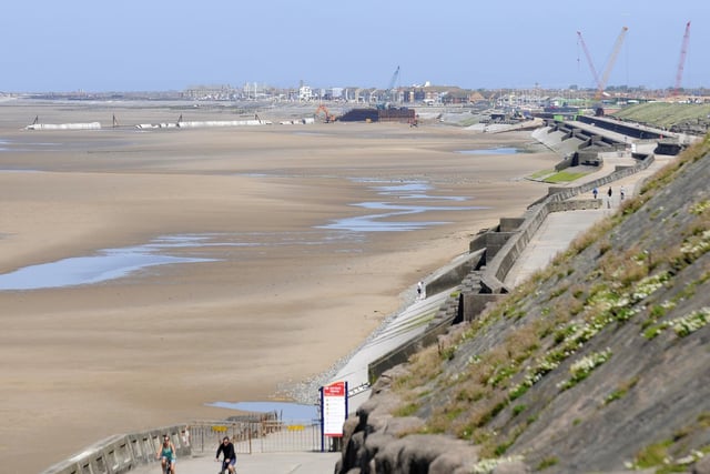 Bispham beach was a popular answer - Lynn Davies, Susan Smith, Sarah Harper and Jackie Webb said the beach and the prom was their favourite thing about living in Bispham.