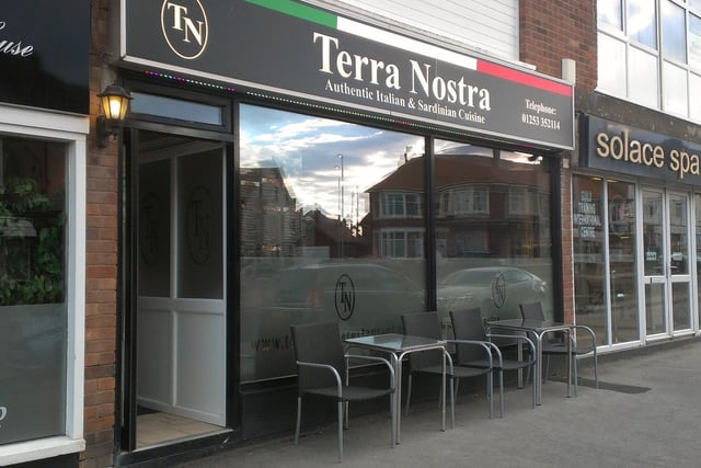 Lynn Whitehouse said she thought Bispham had the "best" Italian restaurants she had ever been. Pictured is Terra Nostra Italian restaurant on Red Bank Road.