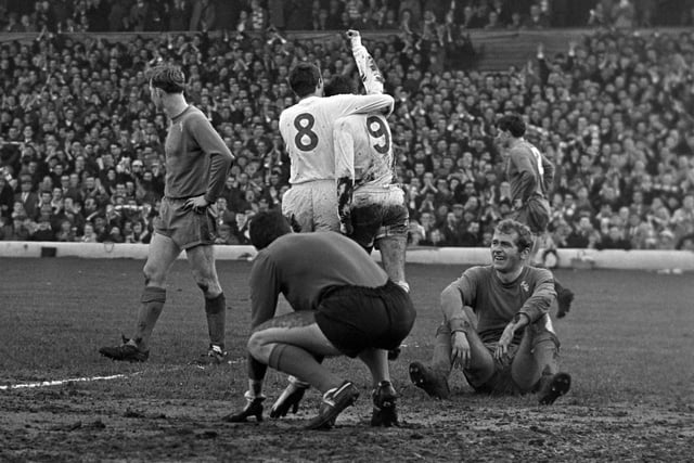 A Rod Belfitt hat-trick helped Leeds United beat Kilmarnock 4-2 at Elland Road in the Inter Cities Fairs Cup semi final first leg. John Giles also scored from the penalty spot. The teams drew 0-0 in the second leg.