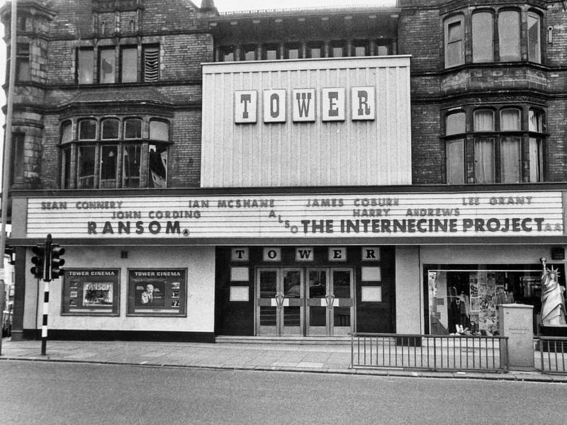 Also known as Tower Picture House, this cinema opened in 1920, with seating for 1,188 people. It was created by converting part of the Grand Arcade.
