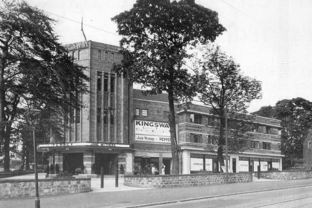 This handsome late 30s cinema was built in the grounds of Allerton Lodge - a large house off Harrogate Road. It seated 1,150 and had ‘Mirrorphonic’ sound. Now flats.