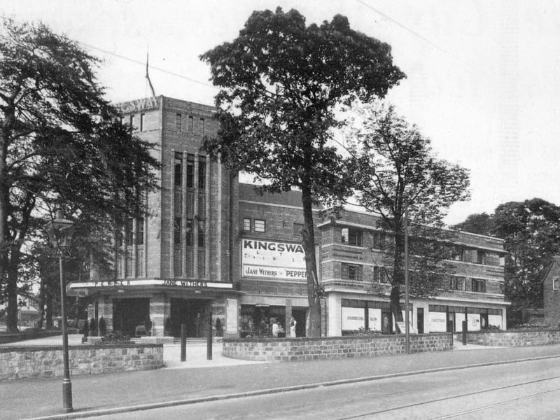 This handsome late 30s cinema was built in the grounds of Allerton Lodge - a large house off Harrogate Road. It seated 1,150 and had ‘Mirrorphonic’ sound. Now flats.